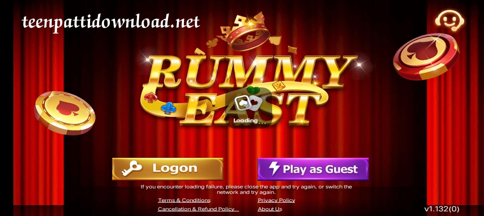 Create Account In “Rummy East” Apk 