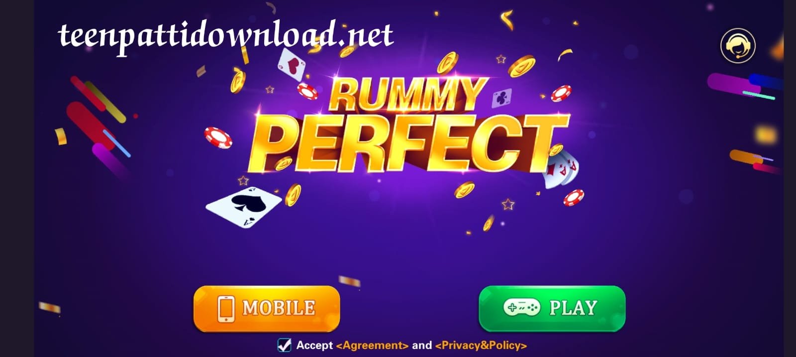 Create Account In Rummy Perfect App