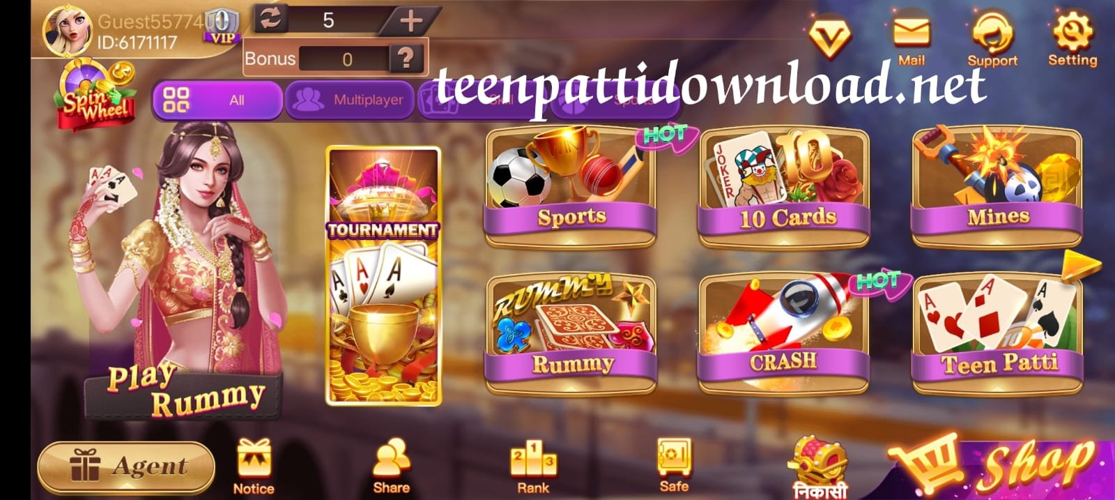 List Of Available All 3 Patti Royal Online Games