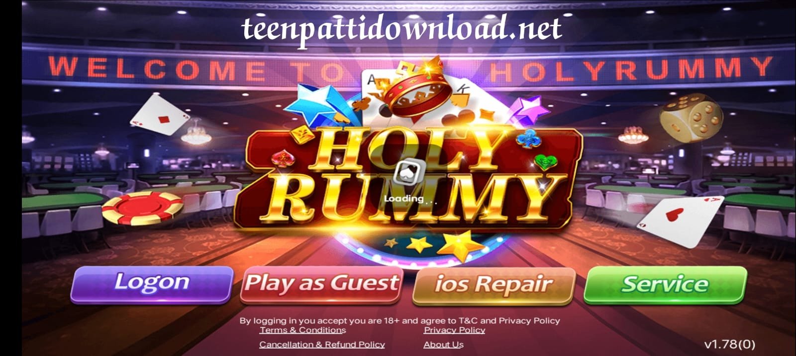 Create Account In Rummy Holy App