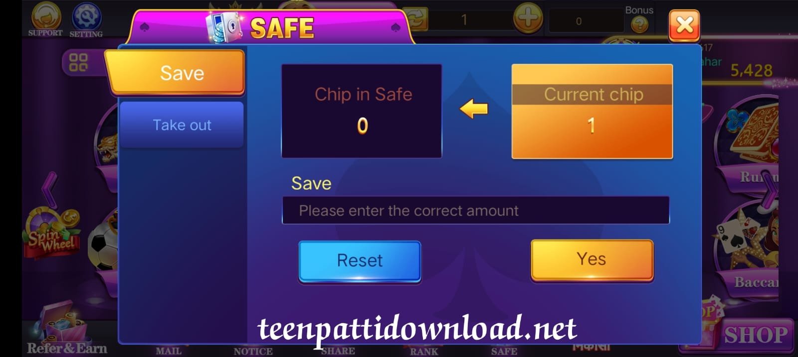 Rummy Holy App Safe Button Program